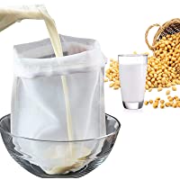 SOONHUA Bolsa de Filtro Bolsas de Filtro de Filtro de Alimentos de Malla Fina para Leche de Nueces Jugo Verde Cerveza…